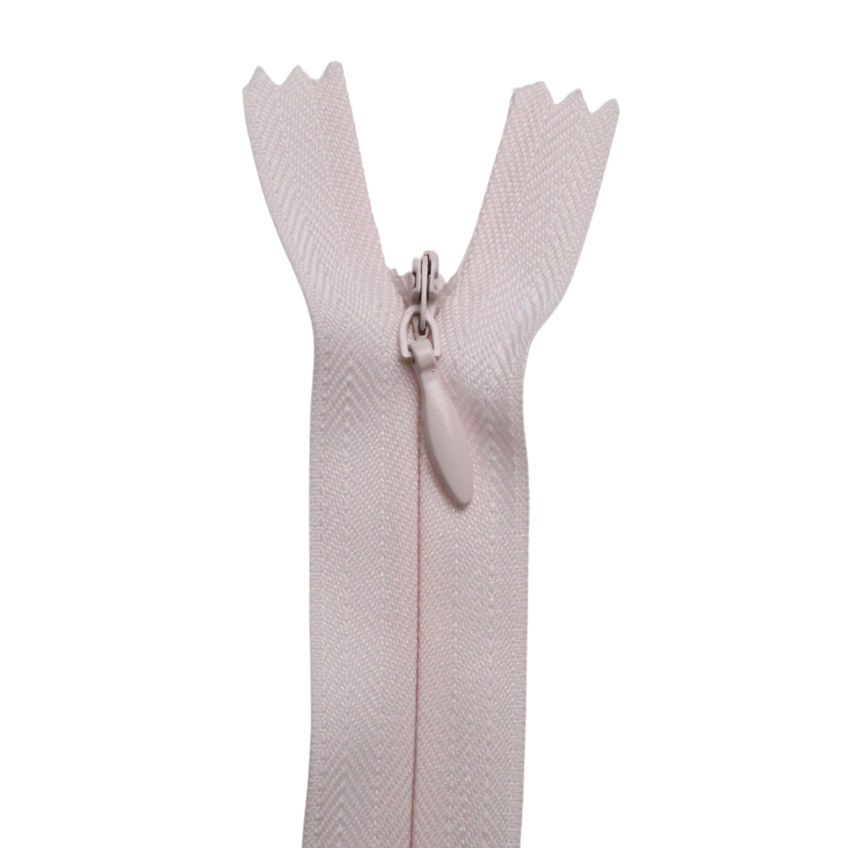 All Purpose, Plastic Invisible Zippers -18", Pink & Red Shade