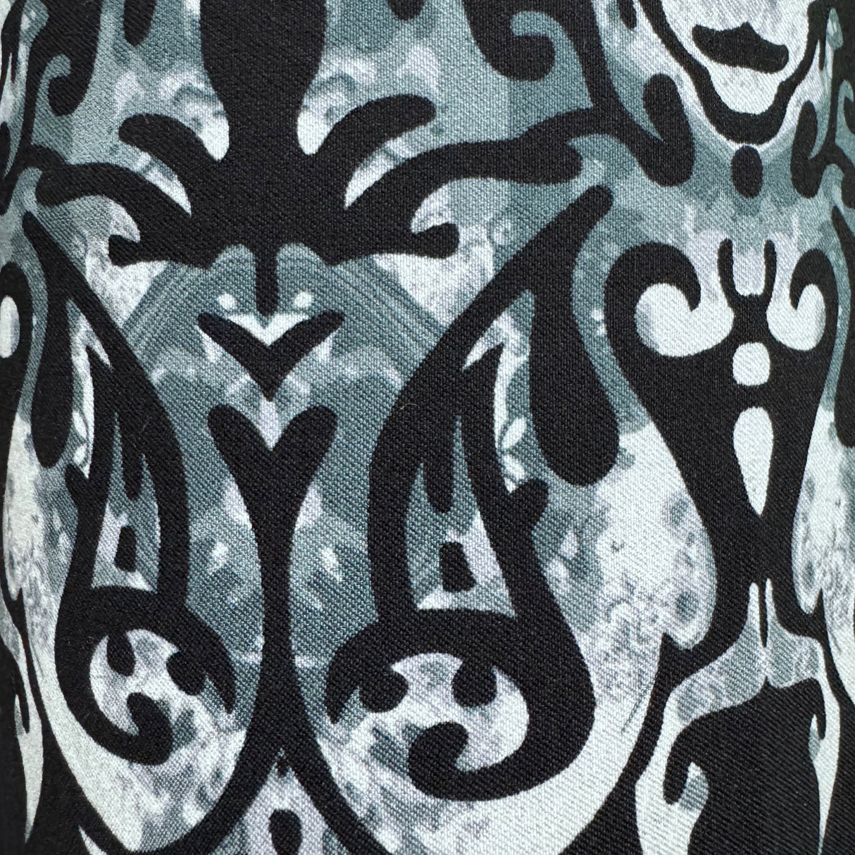 Poly-Spandex Blend Fabric, Large-scale Ornate Damask Print(2 Colors) - By the Yard