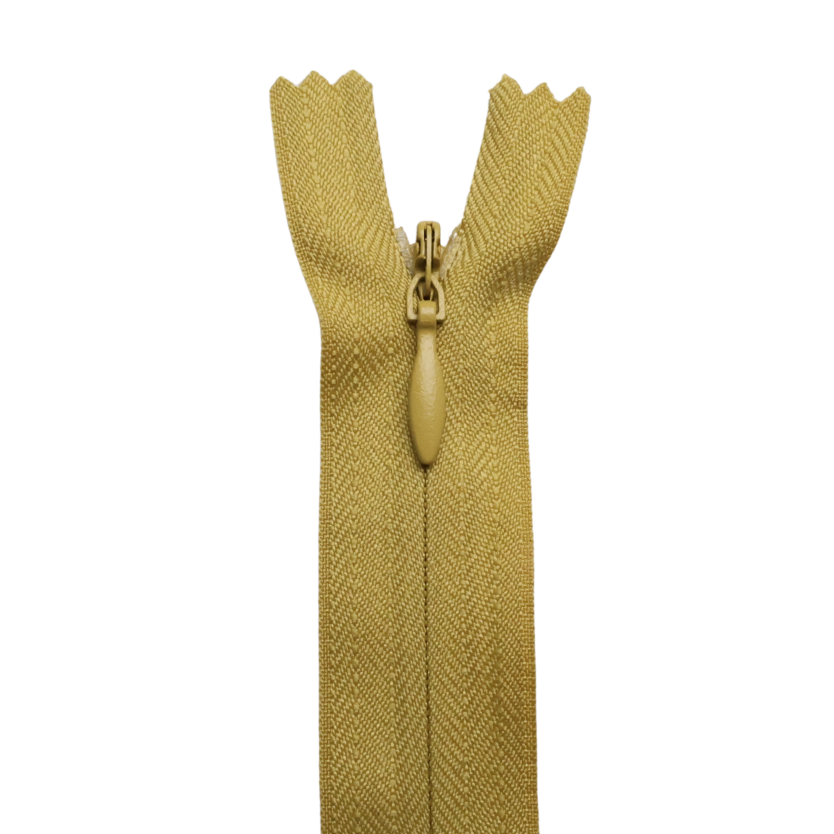 All Purpose, Plastic Invisible Zippers -18", Yellow & Orange Shade