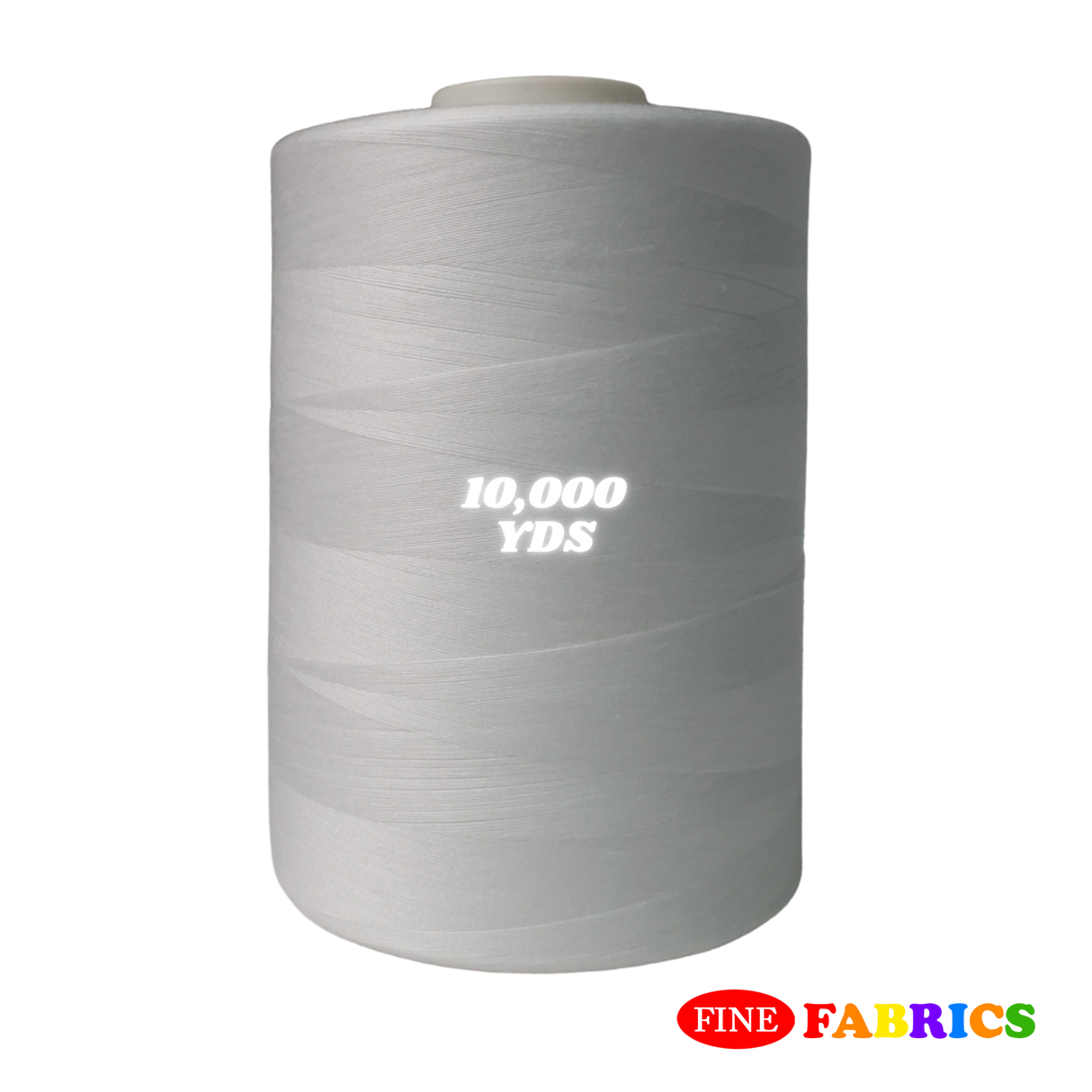 Sewing Threads: 10,000 Yards: All-Purpose: 100% Polyester: Tex24: 2 Colors(Black/White): Single/Pack