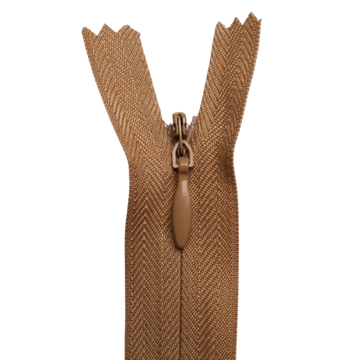 All Purpose, Plastic Invisible Zippers -18", Neutral Shade