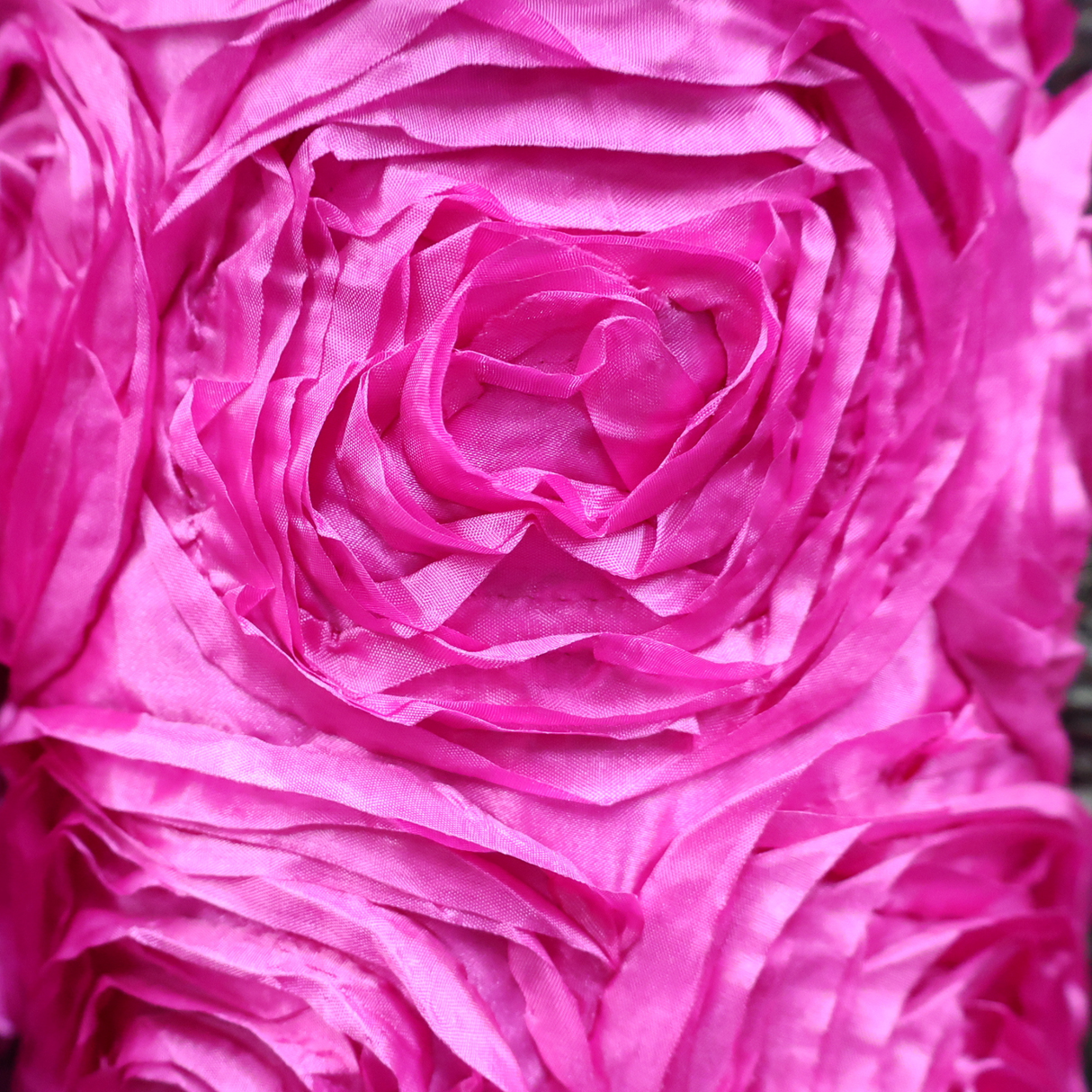 3D Rose Flower Fabric (5 Colors), By the Yard