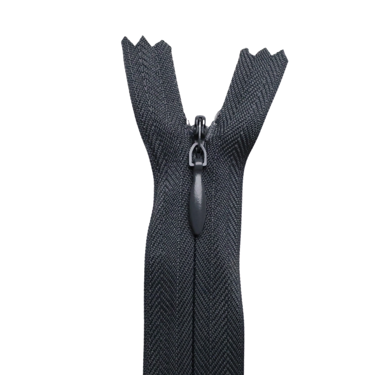 All Purpose, Plastic Invisible Zippers -18", Gray Shade