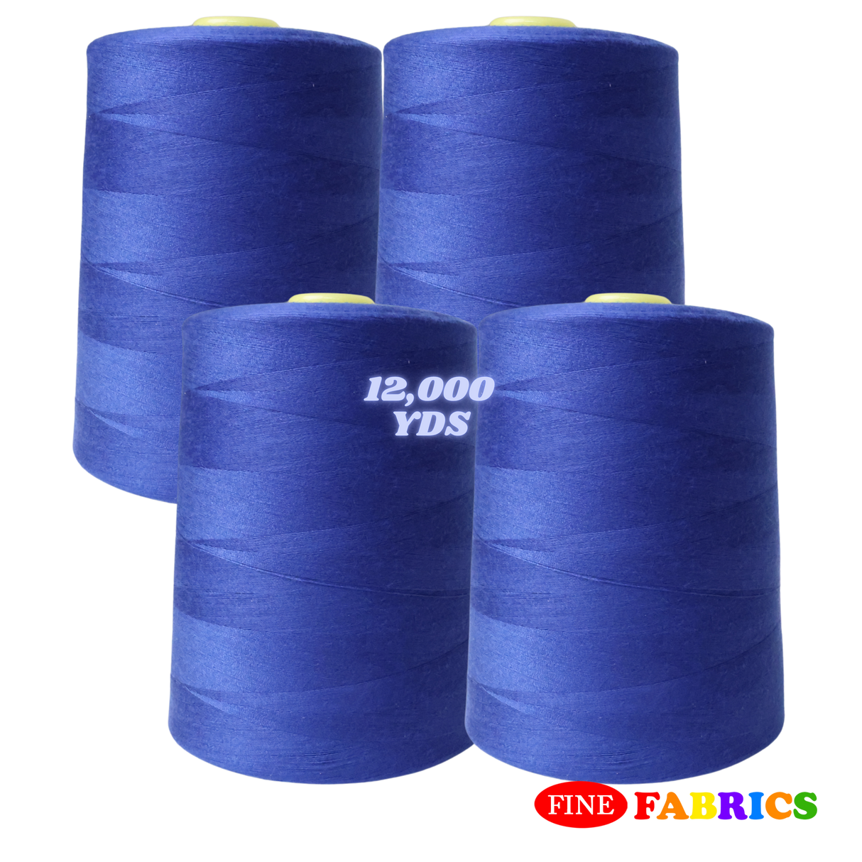 Sewing Threads: 12,000 Yards: All-Purpose: 100% Polyester: Tex24: 6 Colors: Single/Pack