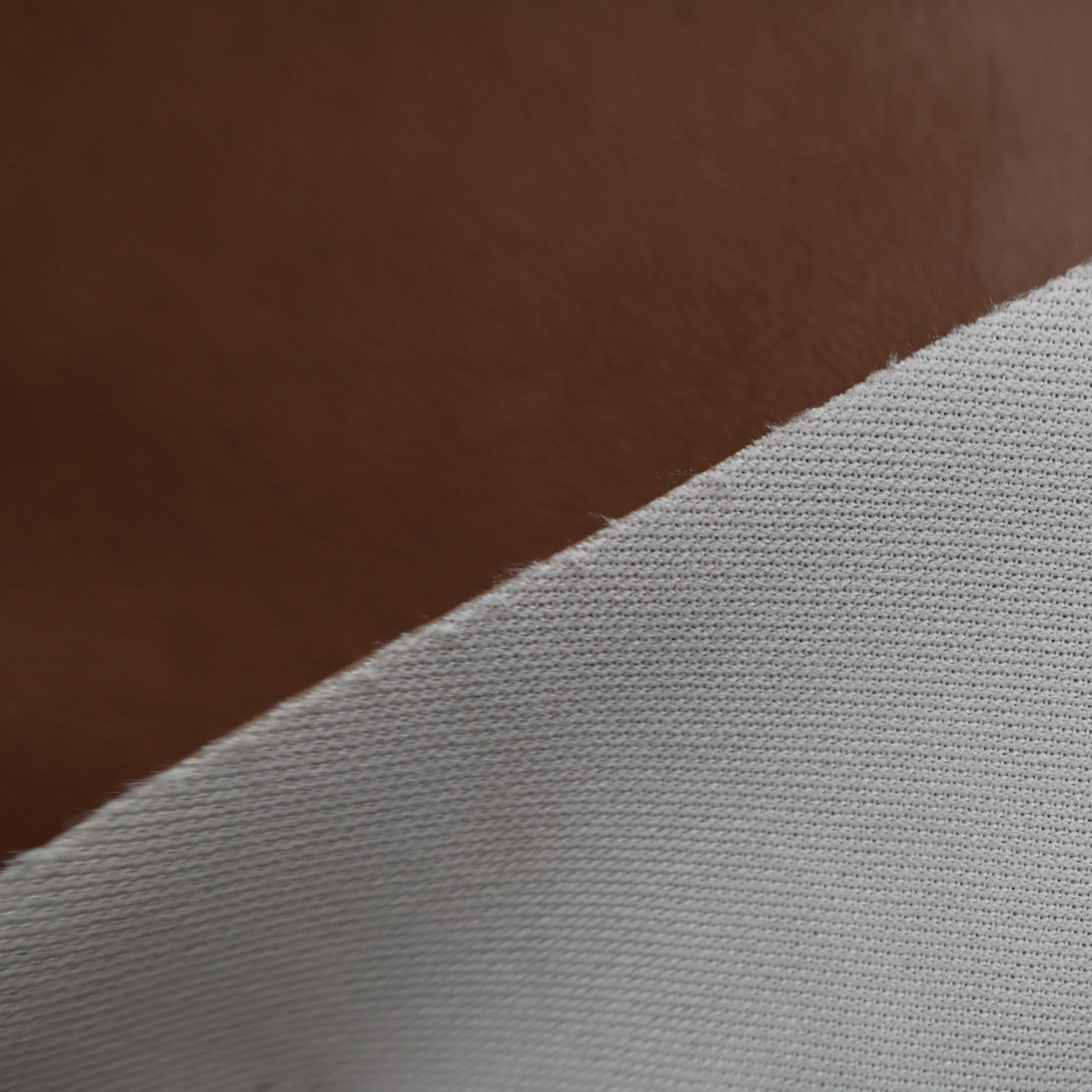 Brown Glossy Textured Faux Leather Upholstery Fabric (#4D04) - By the Yard