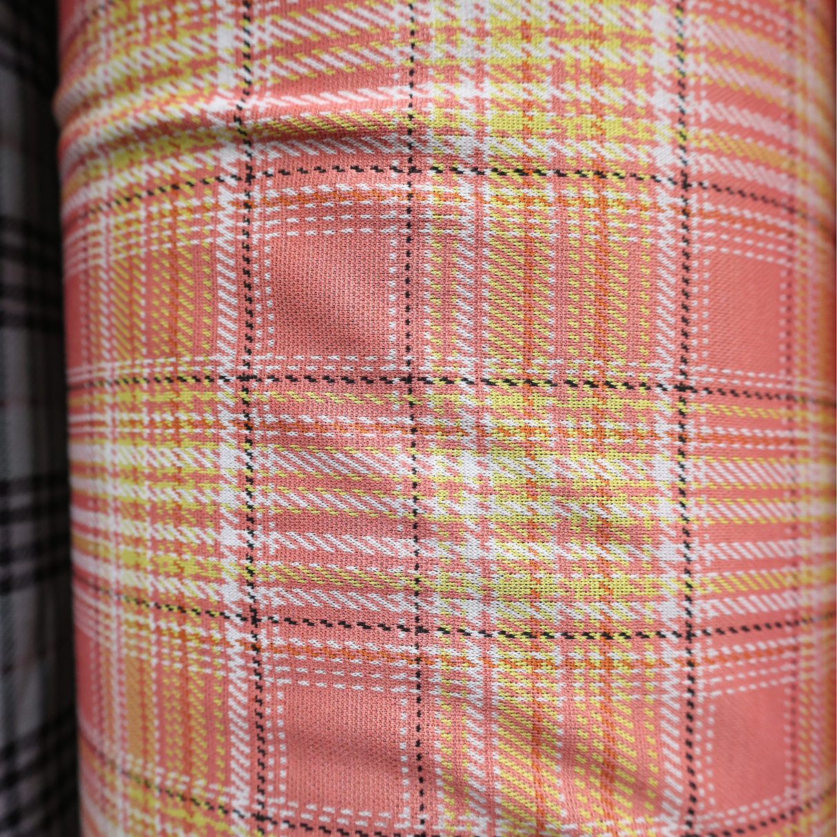 Stretch Plaid Double Knit Fabric(13 Patterns) - By the Yard