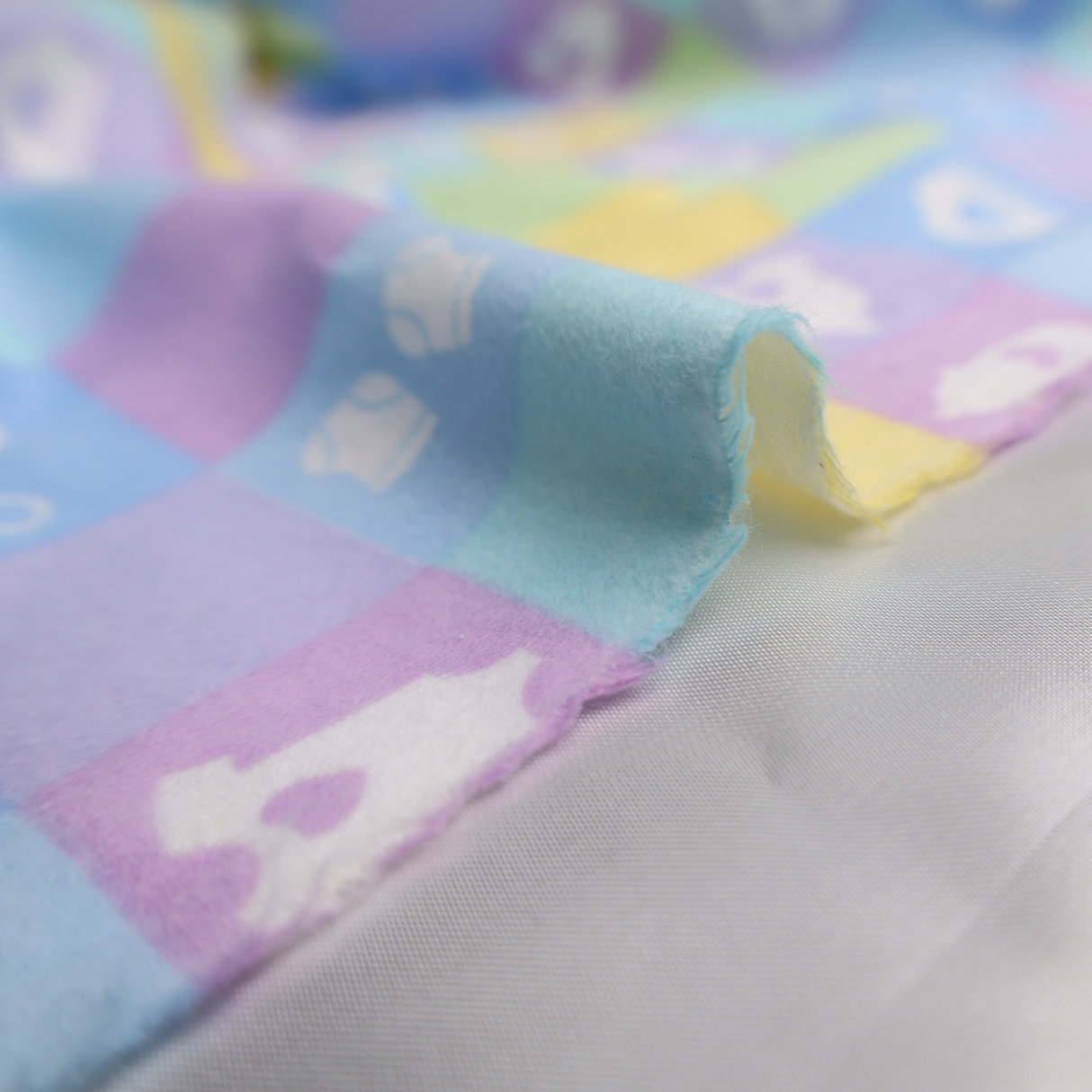 100% Cotton Flannel Fabric/7Type Cartoon Printed For Baby- By the Yard