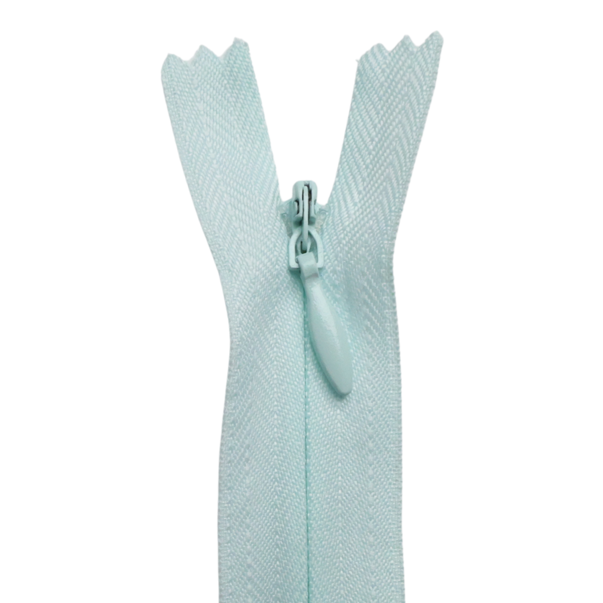 All Purpose, Plastic Invisible Zippers -18", Blue Shade