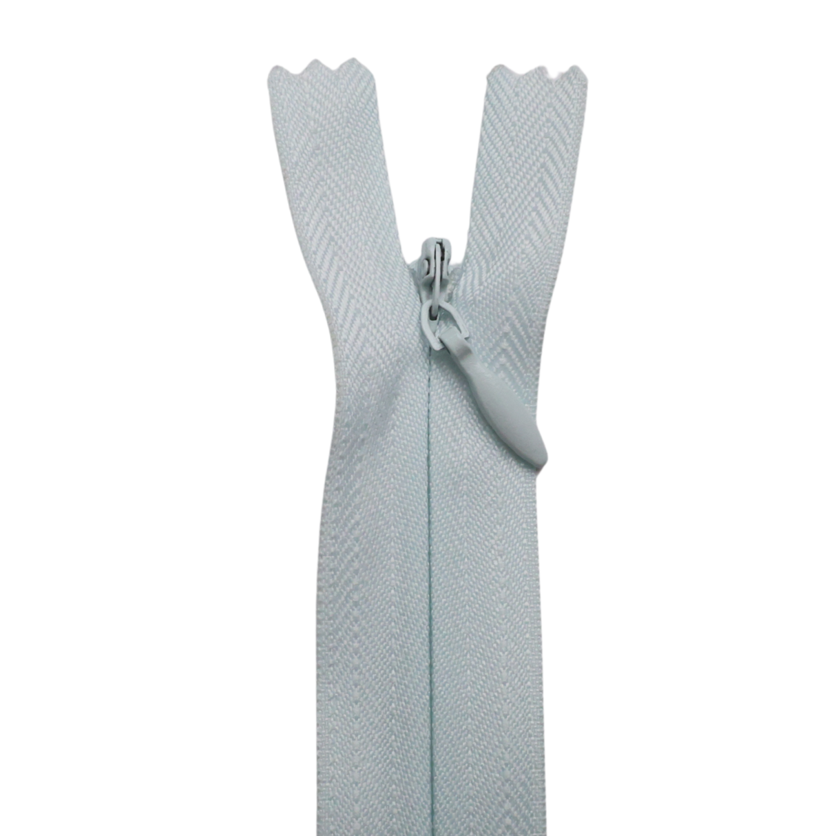 All Purpose, Plastic Invisible Zippers -18", Blue Shade