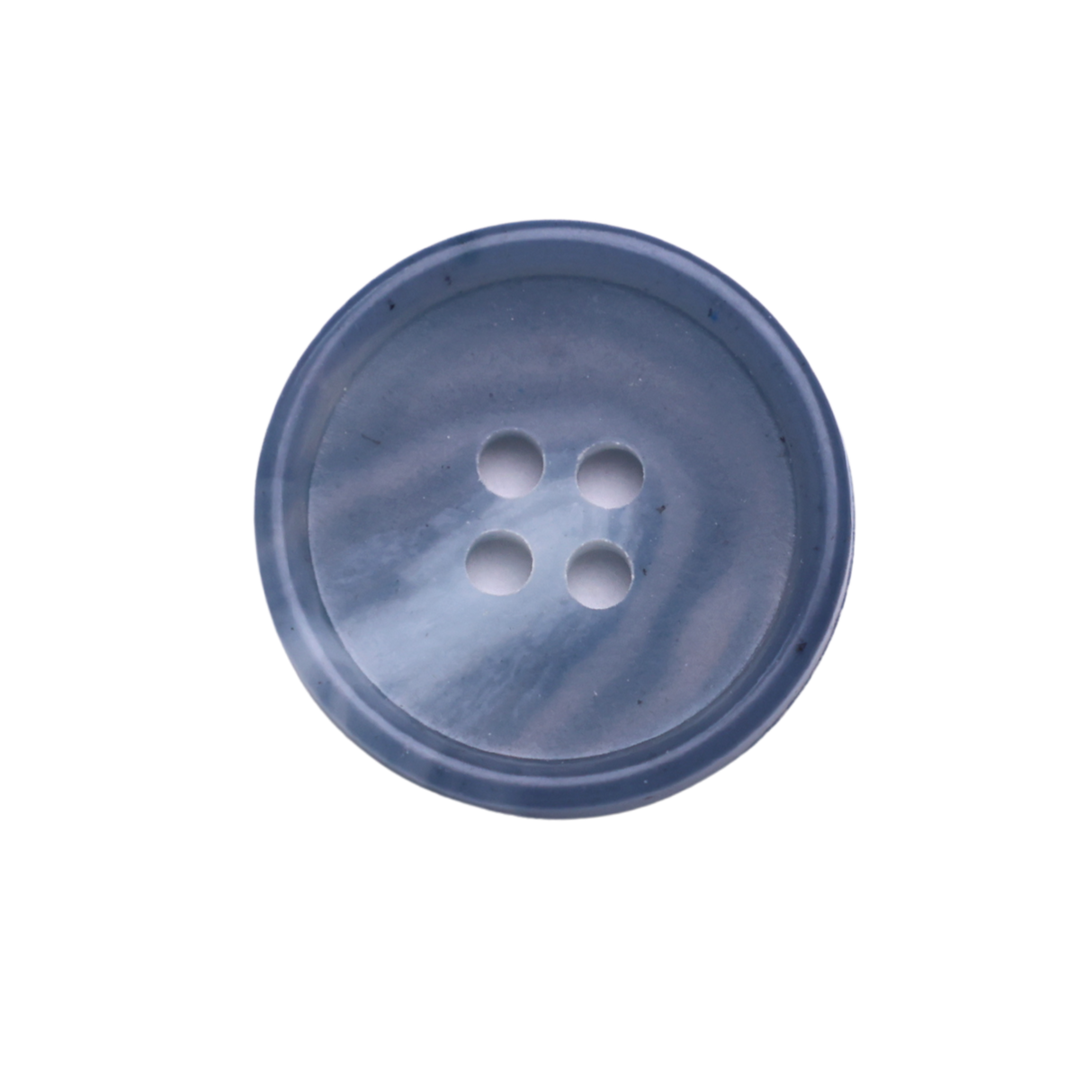 BARON Button: Light Blue(#1208), 4-Hole, 2 Sizes, by Dozen(12 pcs)/Gross(144 pcs)