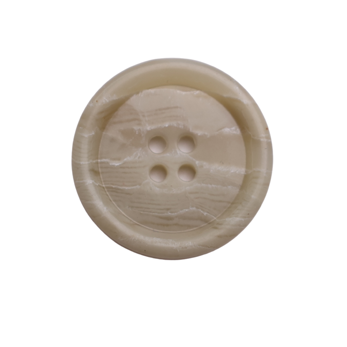 GAMBIT Button : Ivory(#109), 4-Hole, 4 Sizes, by Dozen(12 pcs)/Gross(144 pcs)