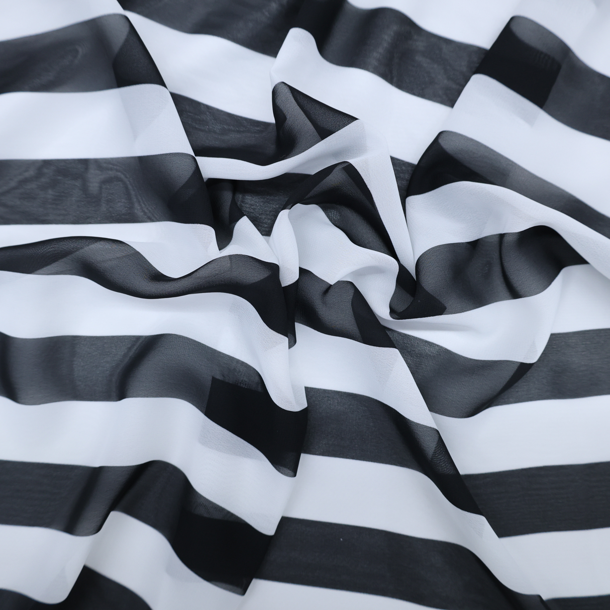 Stripe Chiffon Fabric(#SC01) By the Yard