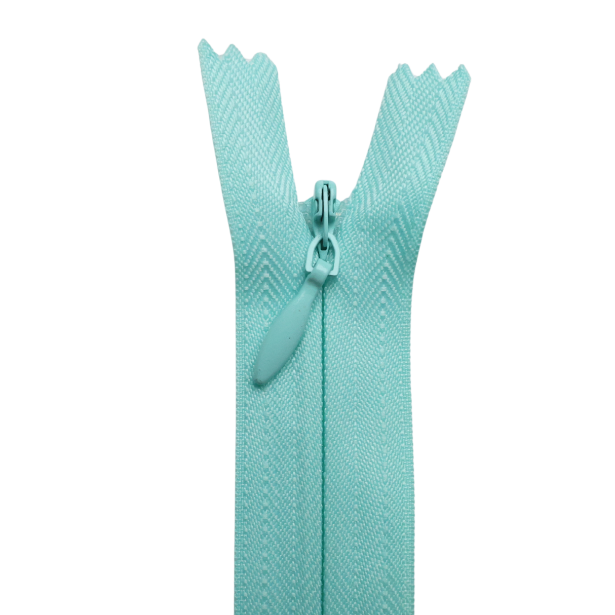 All Purpose, Plastic Invisible Zippers -18", Blue Shade