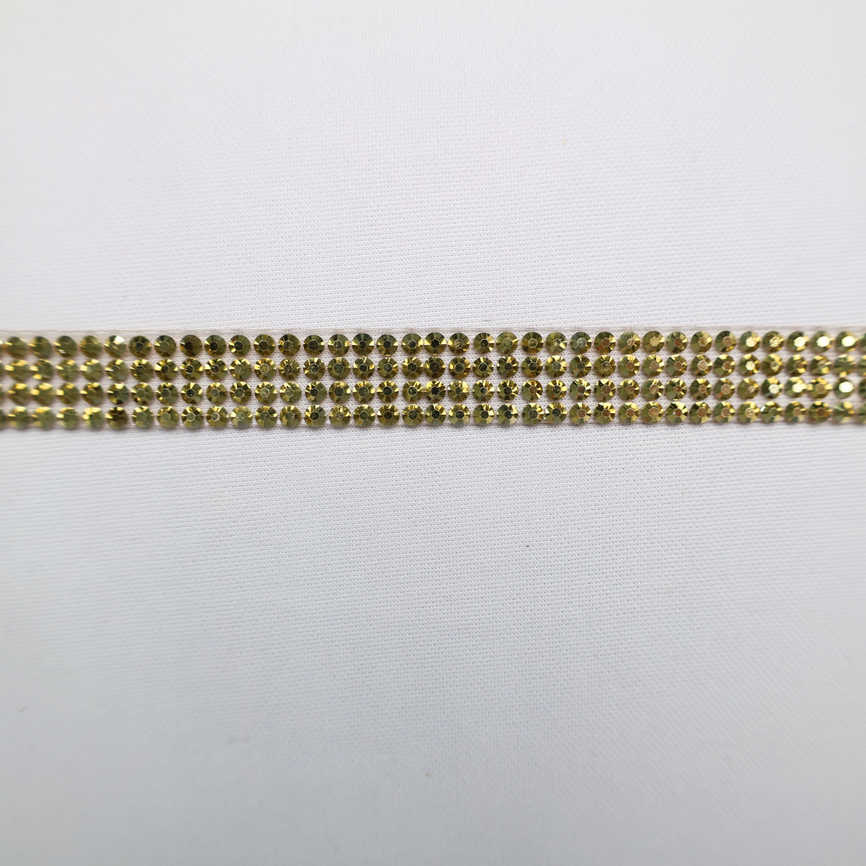 Gold Rhinestone Trim - 0.5 Inch/10YDS (#GD13)