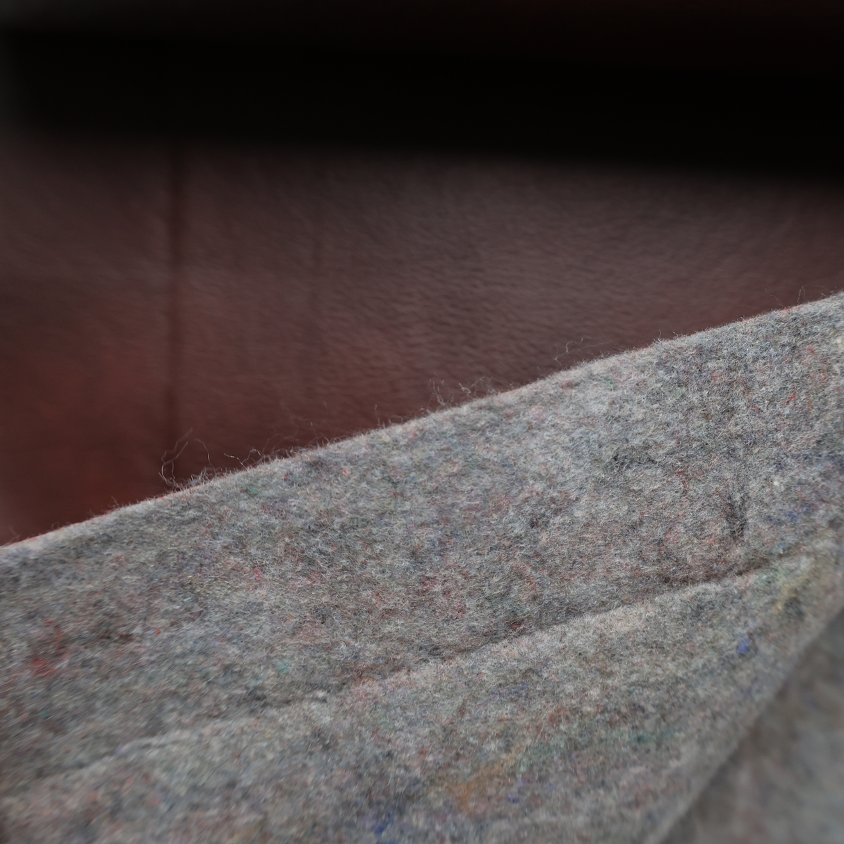 Burnt Mahogany Faux Leather Upholstery Fabric(#5D01) - By the Yard