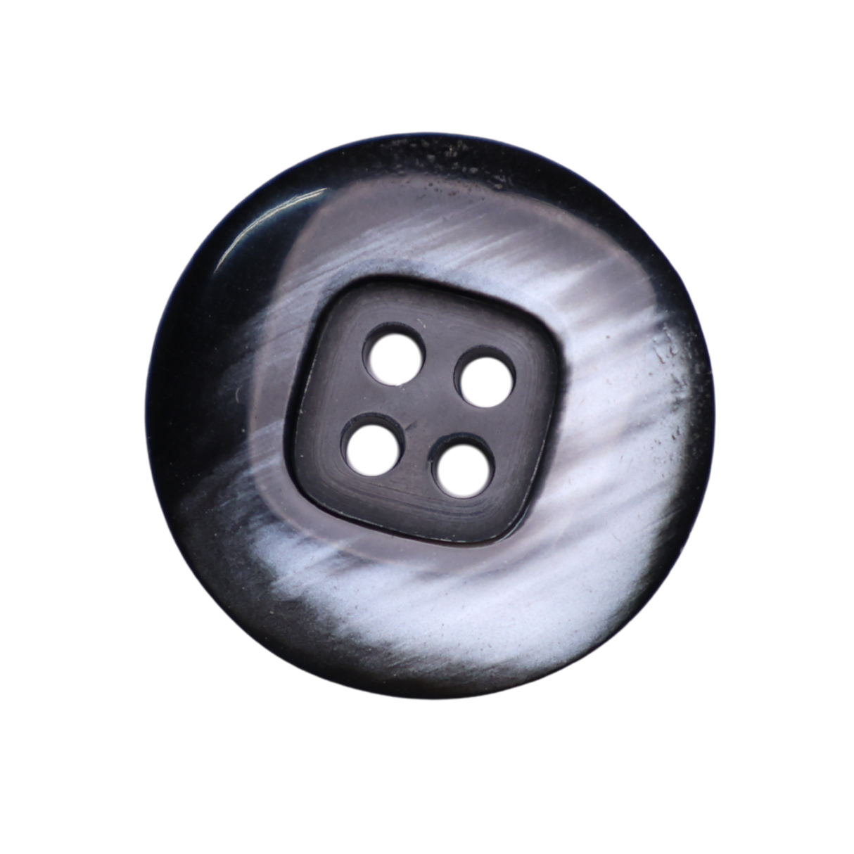 SEDAN Button : Black(#47), 4-Hole, 3 Sizes, by Dozen(12 pcs)/Gross(144 pcs)