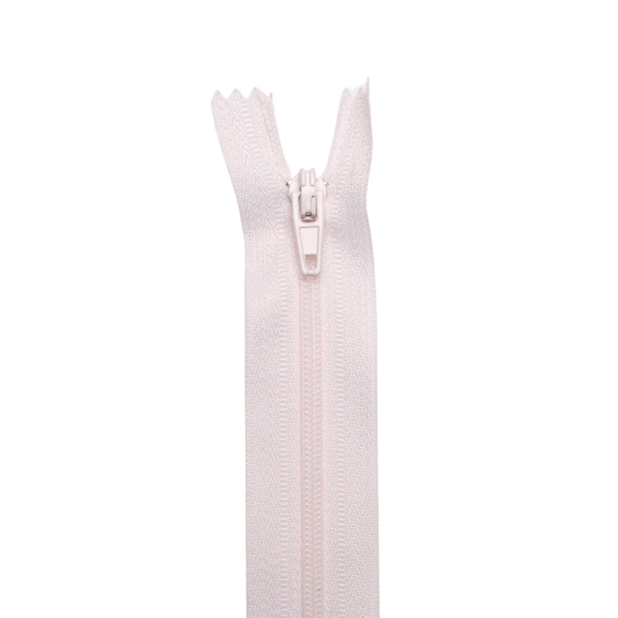 Plastic Normal Zippers: 24", Closed-End, All-Purpose, RED Shade