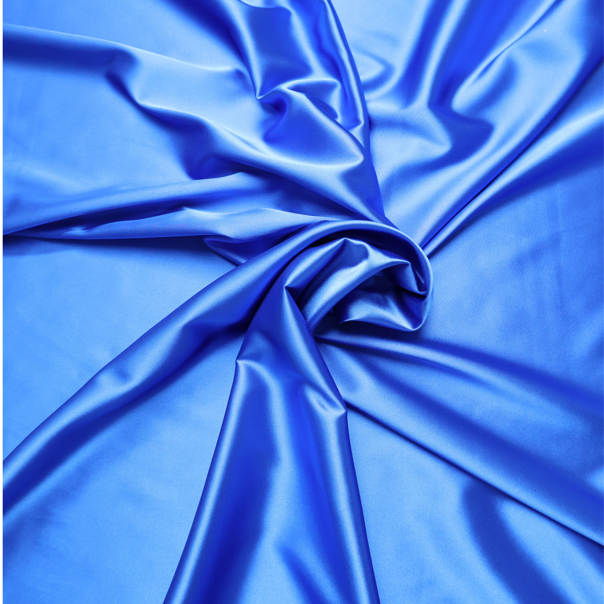 Stretch Satin Fabric(#SS02) - Blue / - By the Yard