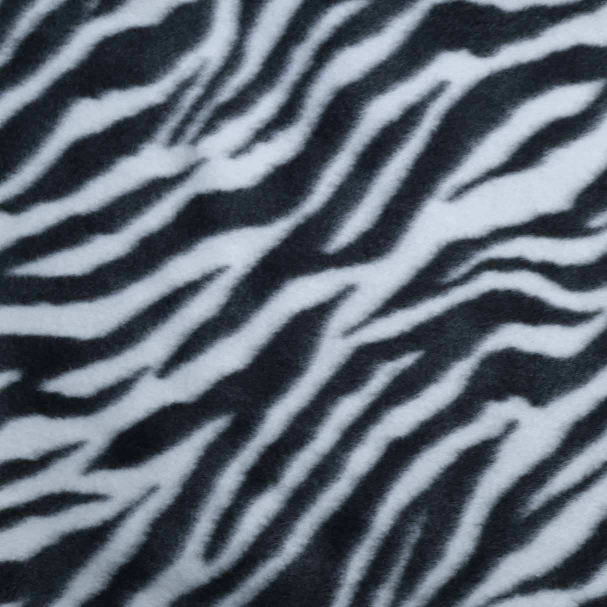 Zebra Print Fleece Fabric - By the Yard