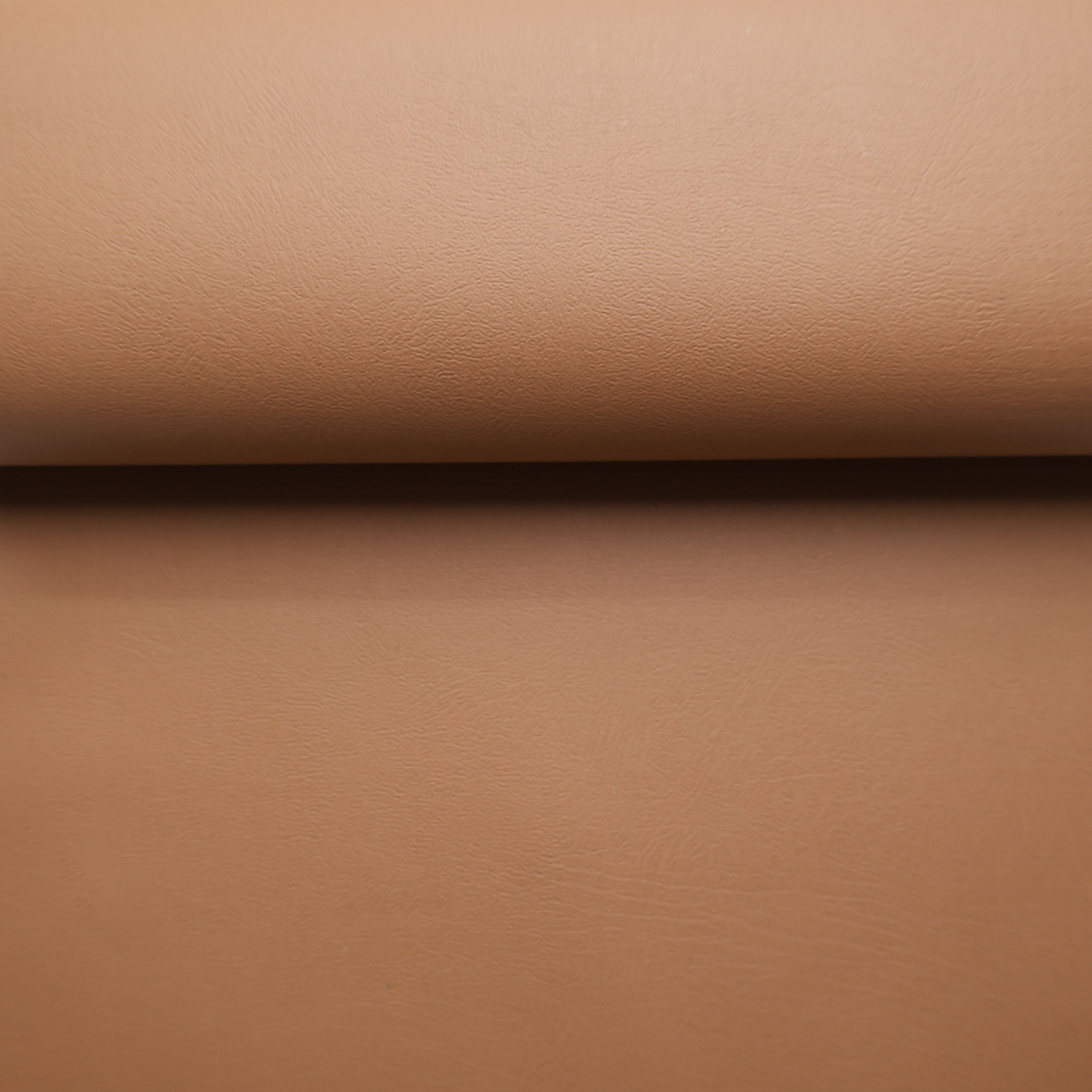 Camel Brown Faux Leather Upholstery Fabric (#5D07) By the Yard