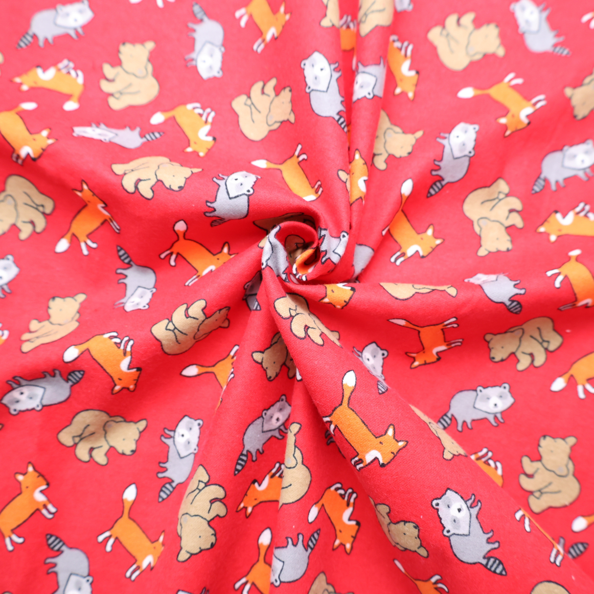 100% Cotton Flannel Fabric / 6Type Cartoon Printed For Kids- By the Yard