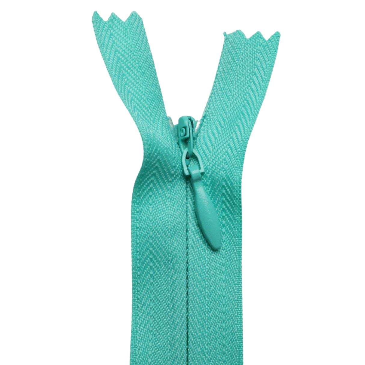 All Purpose, Plastic Invisible Zippers -18", Green Shade