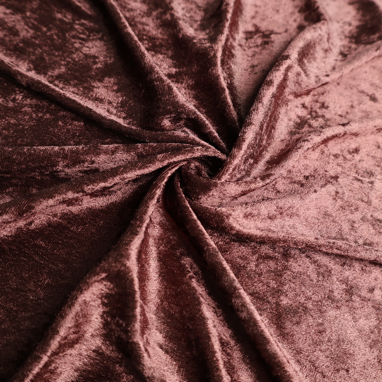 Crinkled Stretch Velvet Fabric(7 Colors), Shiny Textured - By the Yard