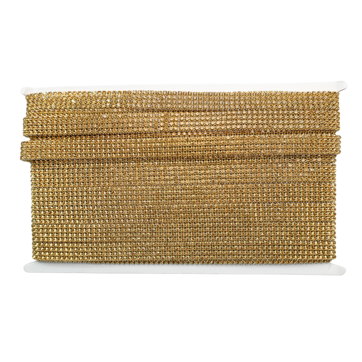 Gold Rhinestone Trim - 0.5 Inch/10YDS (#GD02)