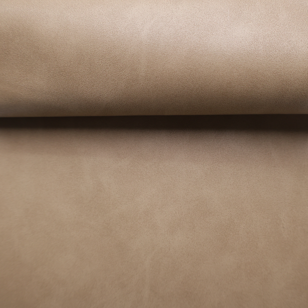 Taupe faux leather upholstery fabric (#4D05)- By the Yard