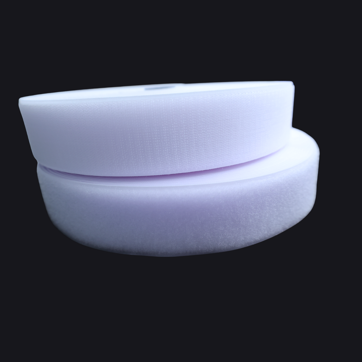 Hook & Loop Straps: White, 4 Size Male (1.0"/1.5"/2.0"/3.0") by Yard