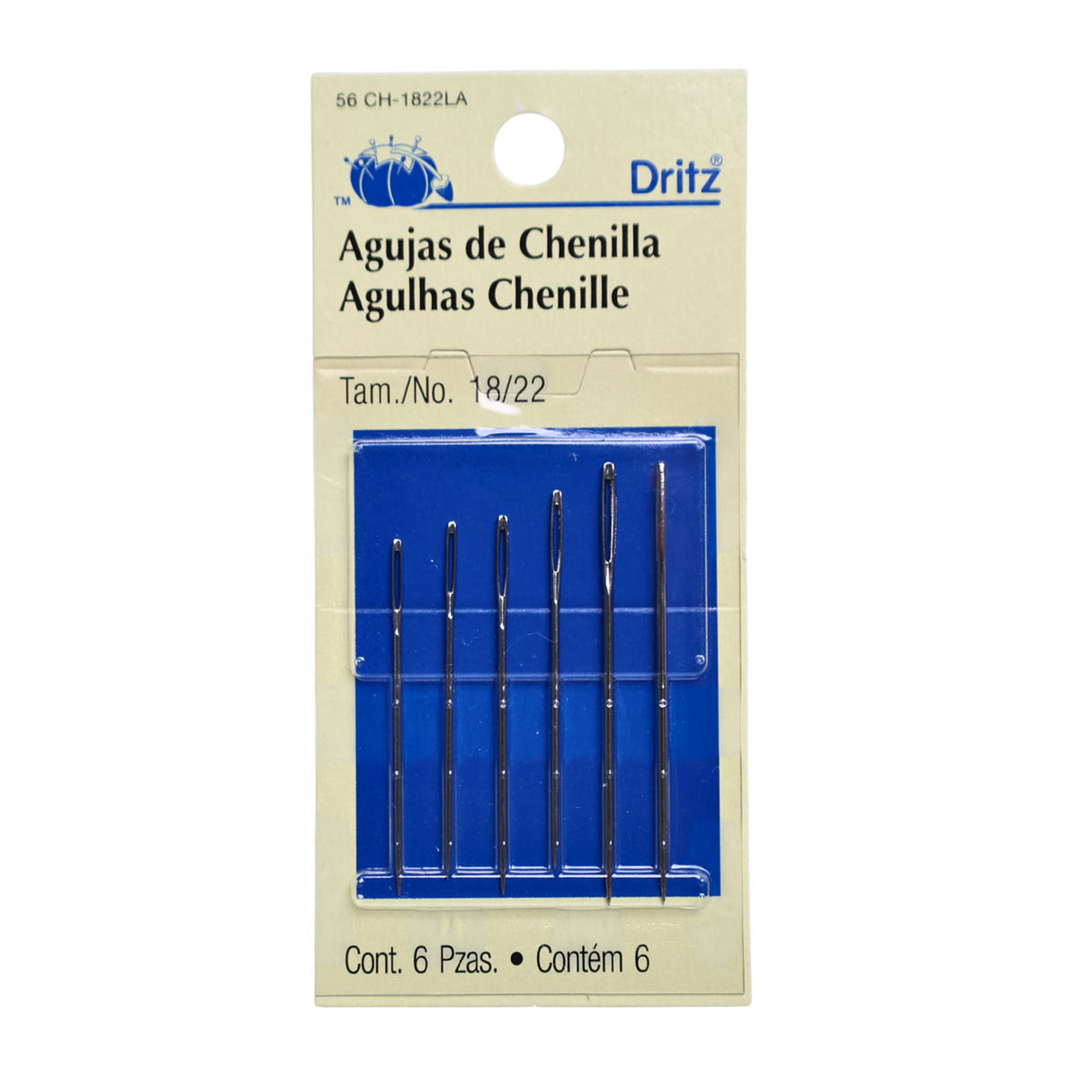 Dritz Chenille Needles – Size 18/22 – 6 pcs