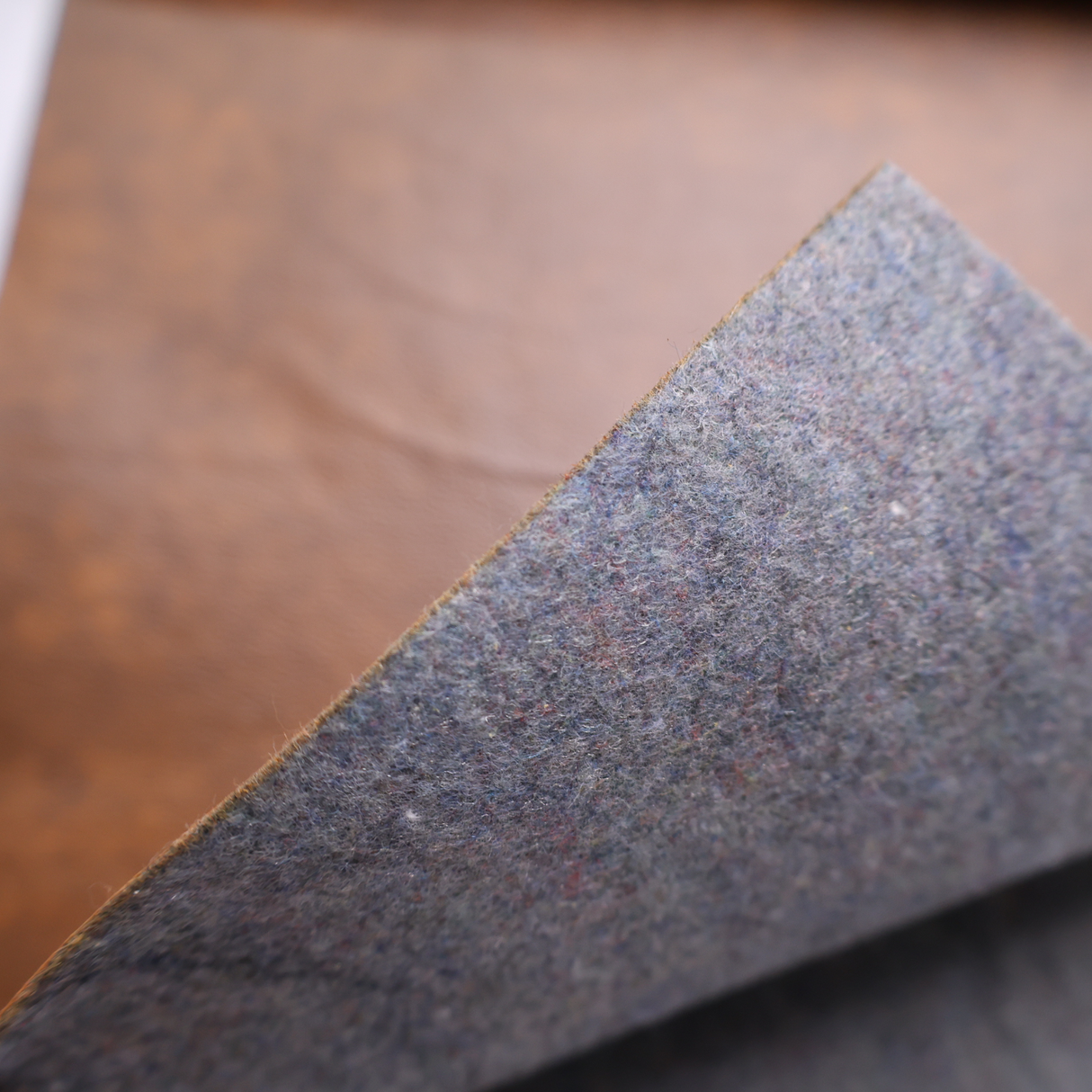 Textured Faux Leather Upholstery Fabric with Felt Backing(#2U04) By the Yard