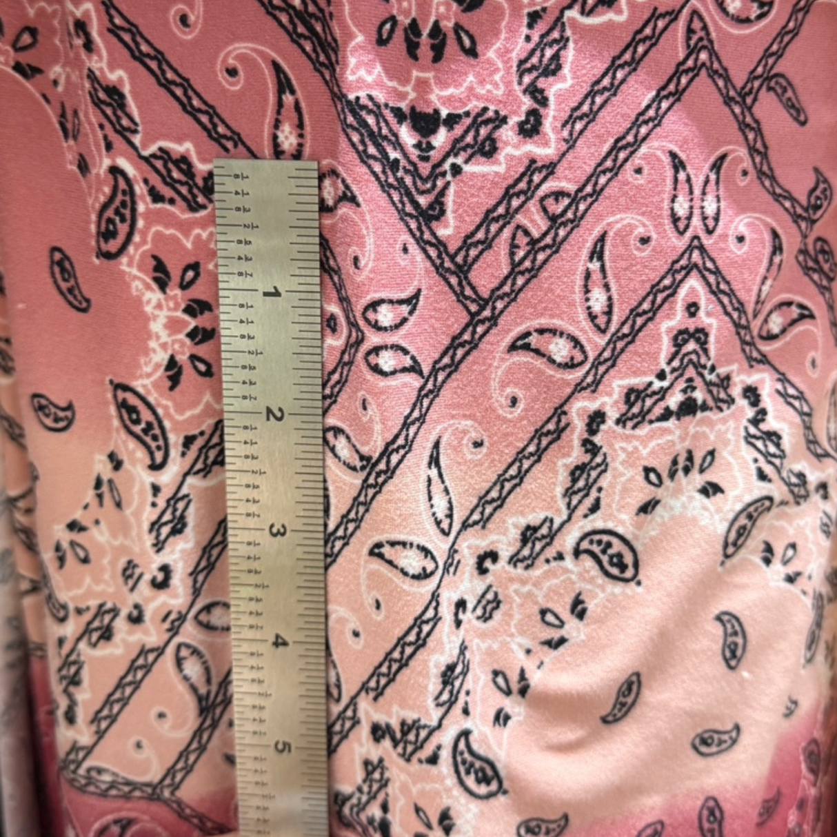 Double Brushed Jersey Knit Fabric/Paisley Bandana Print Fabric (4 Styles) - By the Yard