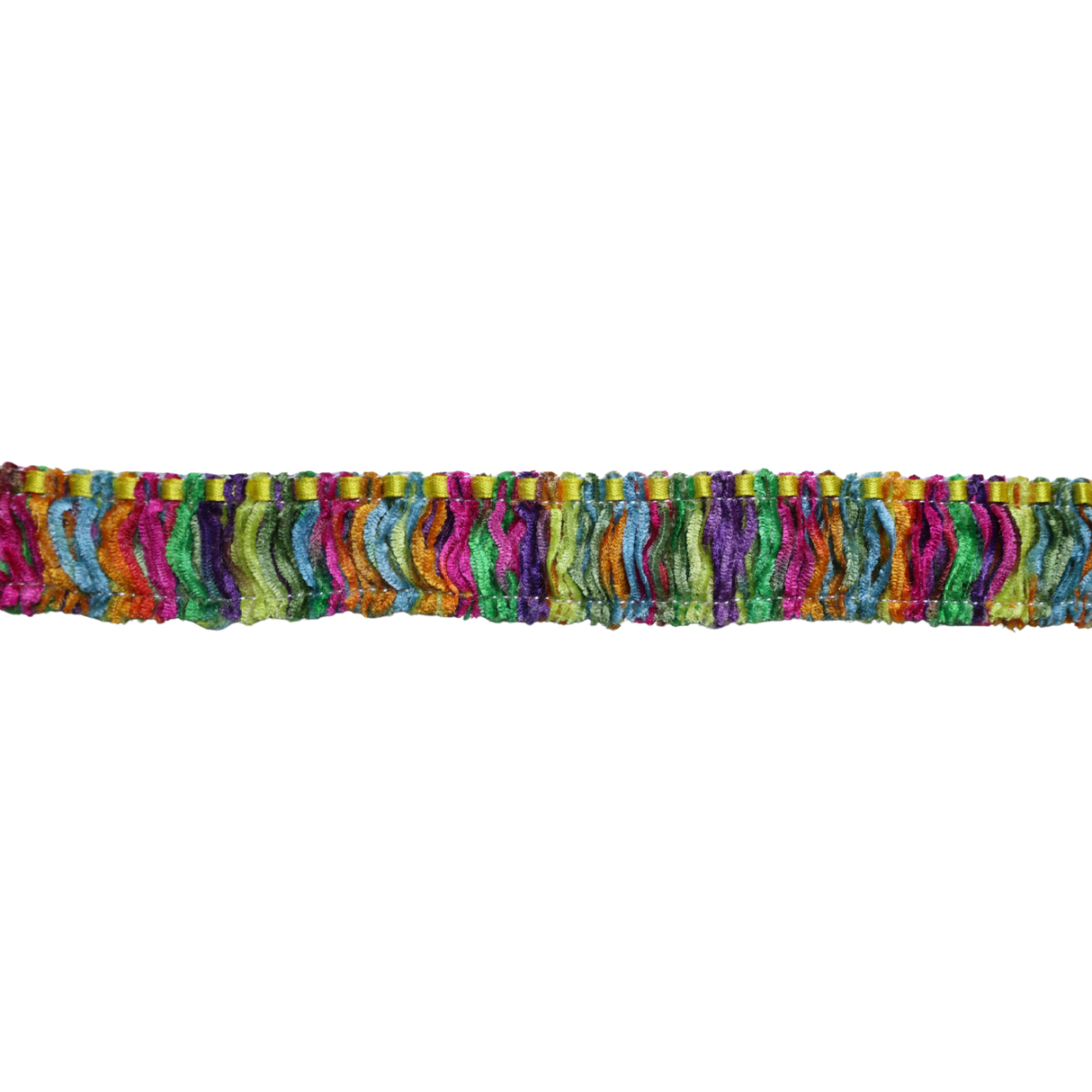 Multicolor Wavy Chenille Trim – 1" / 10 Yards