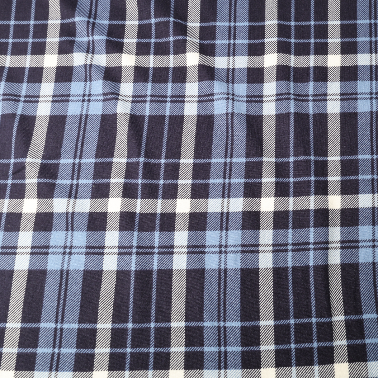 Plaid Double Brushed Poly Spandex Jersey Knit Fabric (5 Colors) – By the Yard