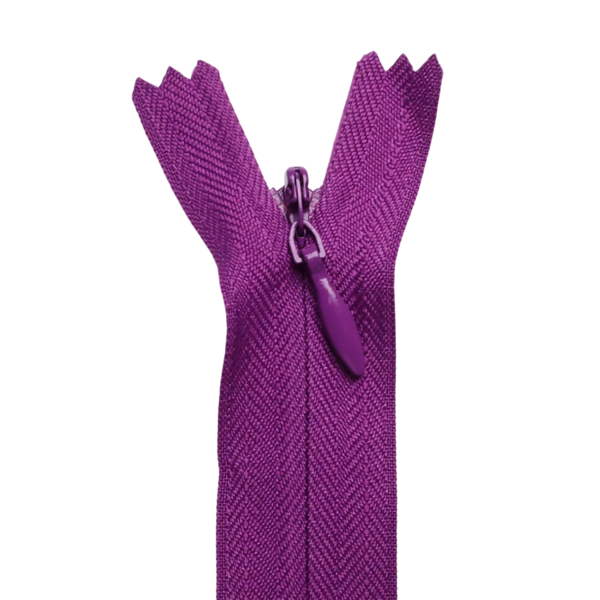 All Purpose, Plastic Invisible Zippers -18", Purple Shade