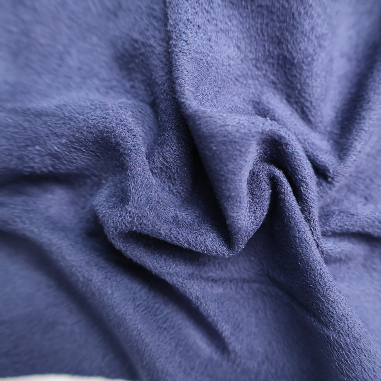 Lightweight Suede Fabric – Soft Touch, Deep Navy, By the Yard