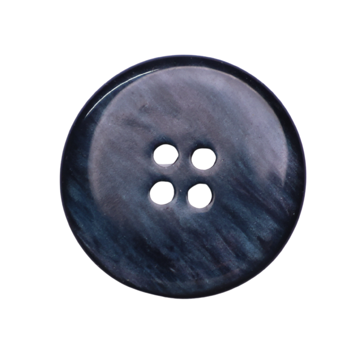 SEDAN Button: Silver(#45), 4-Hole, 4 Sizes, by Dozen(12 pcs)/Gross(144 pcs)