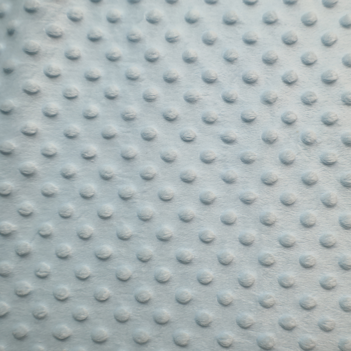 Minky Dot Fabric - Baby Blue(#MIN01) - By the Yard