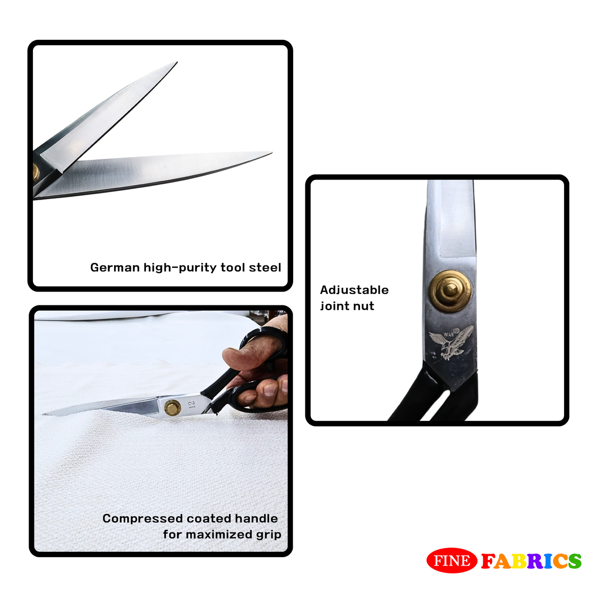 Shears: Heavy Duty, Premium Quality, Professional, Tailor's Shears