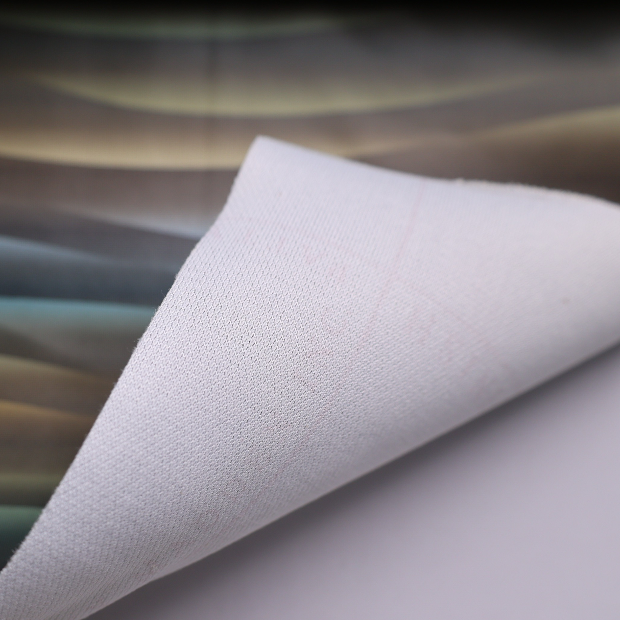 Vinyl Faux Leather Upholstery Fabric - Gradient Wave (4Colors)