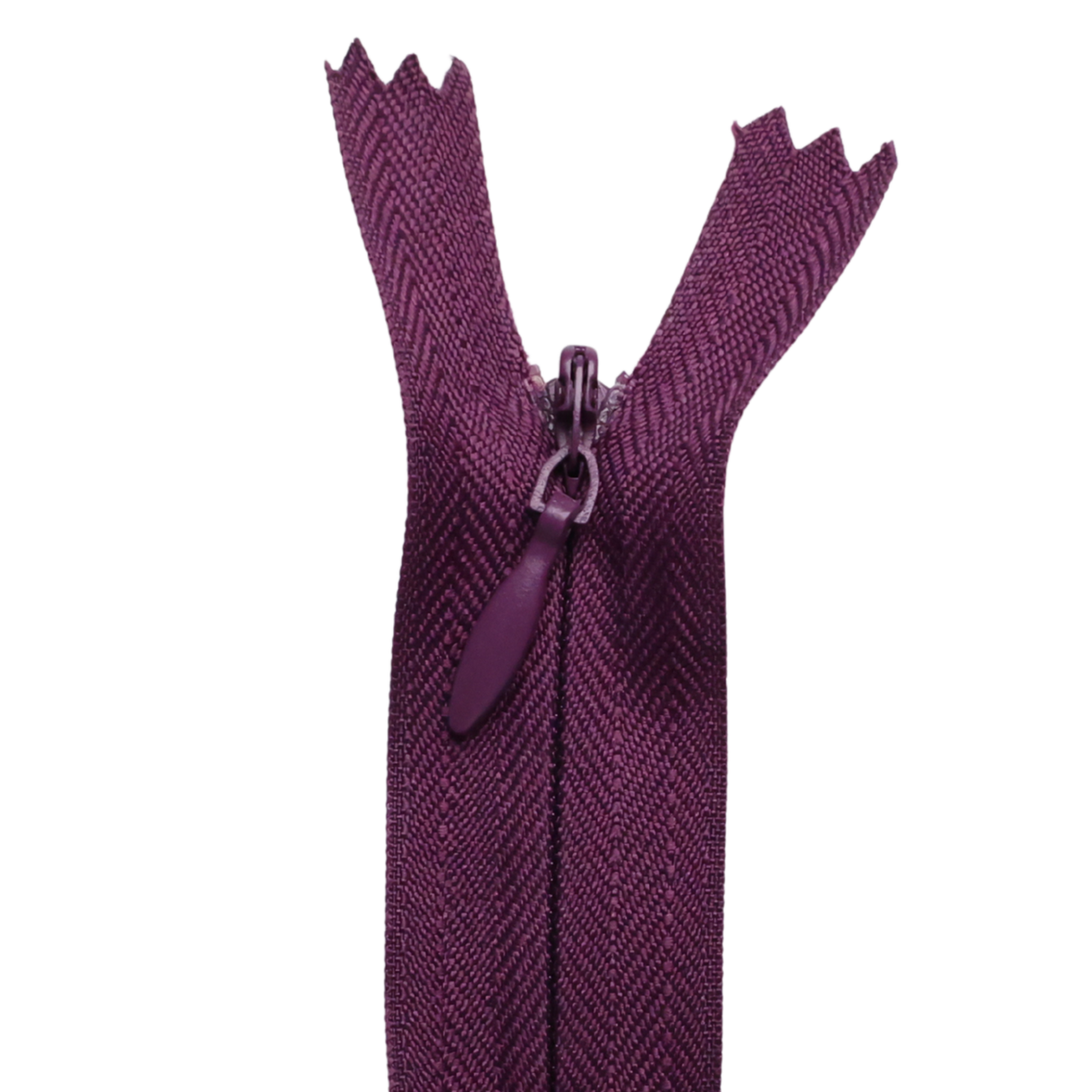All Purpose, Plastic Invisible Zippers -18", Purple Shade