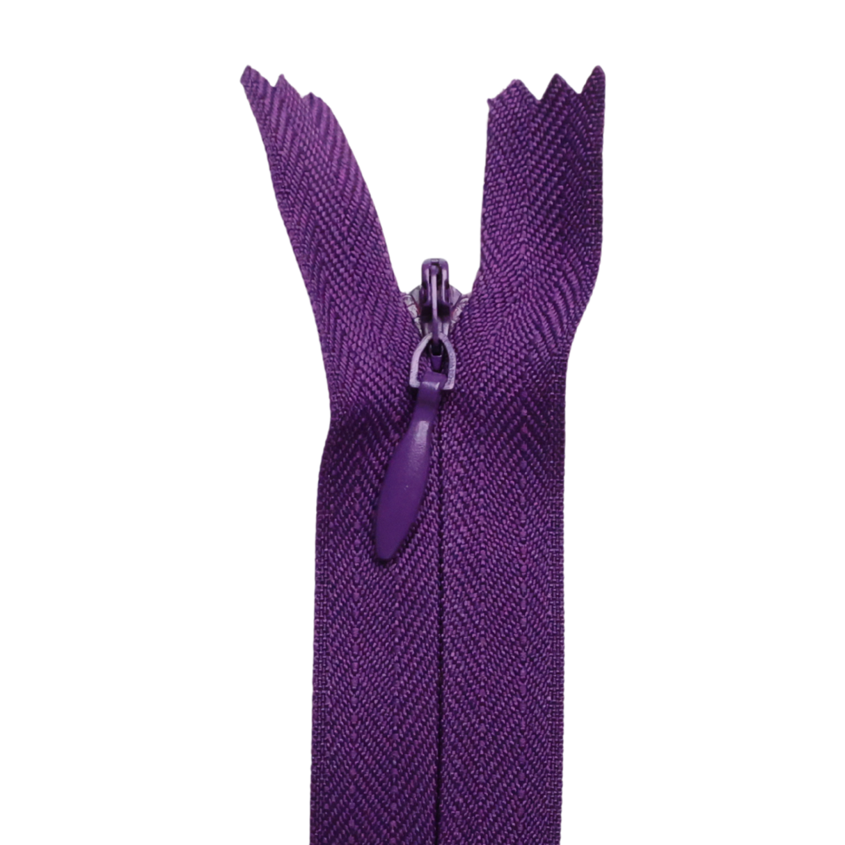 All Purpose, Plastic Invisible Zippers -18", Purple Shade