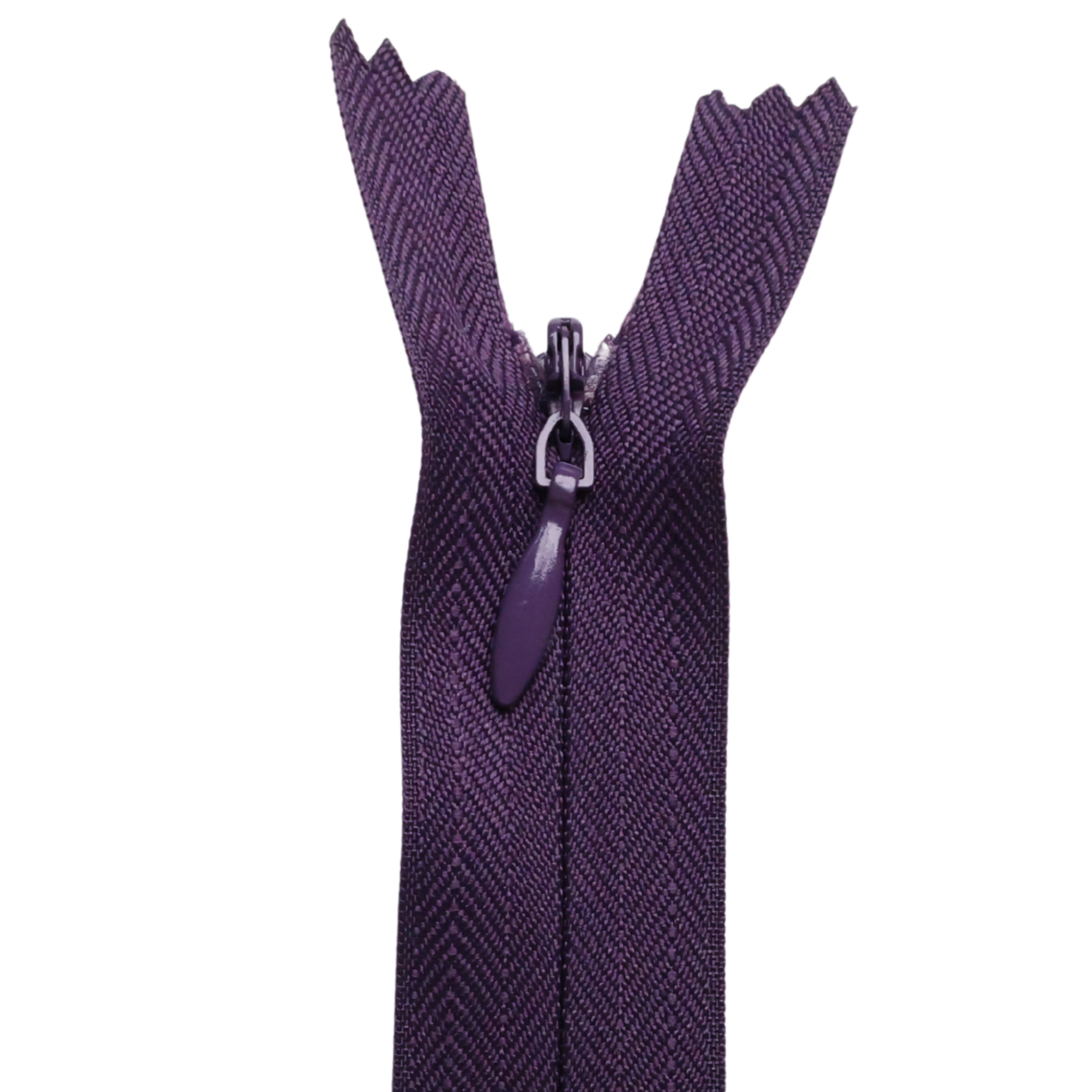 All Purpose, Plastic Invisible Zippers -18", Purple Shade