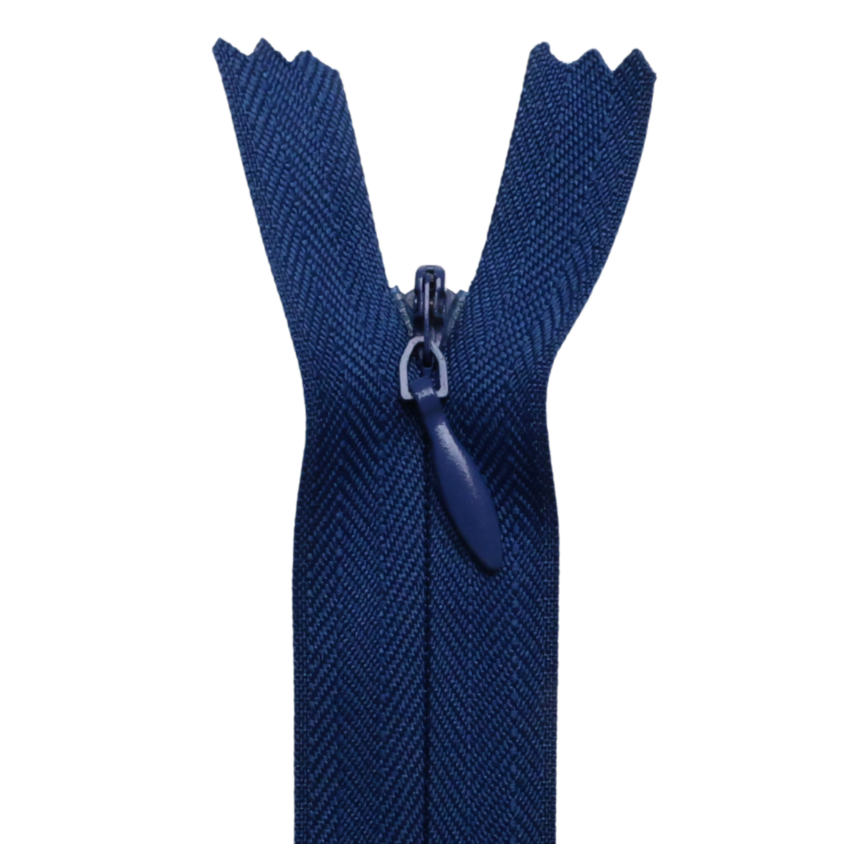 All Purpose, Plastic Invisible Zippers -18", Blue Shade
