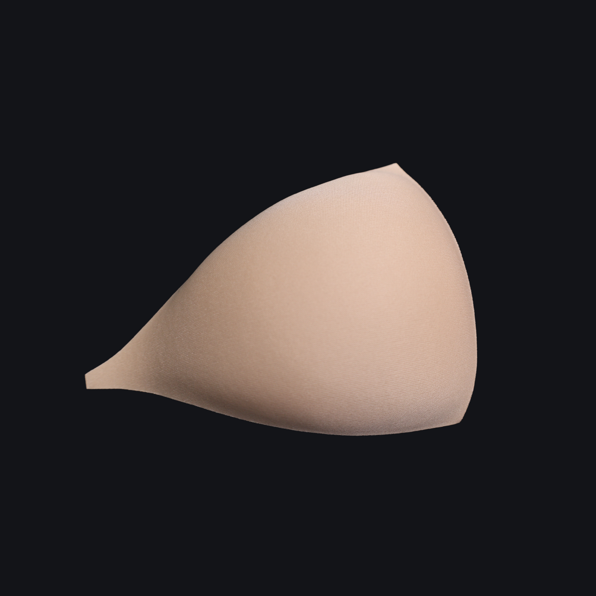 Bra Cup Pads: Nude Beige Color, 5 Sizes(8/10/12/14)by Pair