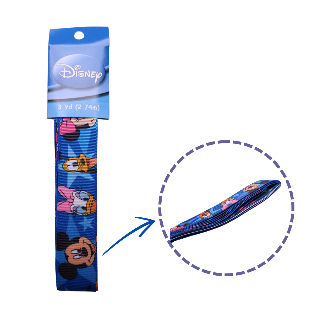 Disney Grosgrain Ribbon – 3 Yards (2.74m)