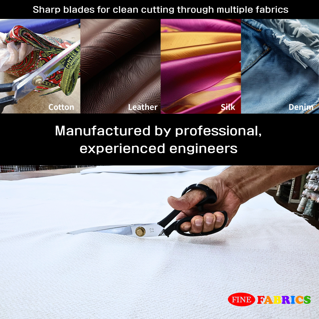 Shears: Heavy Duty, Premium Quality, Professional, Tailor's Shears