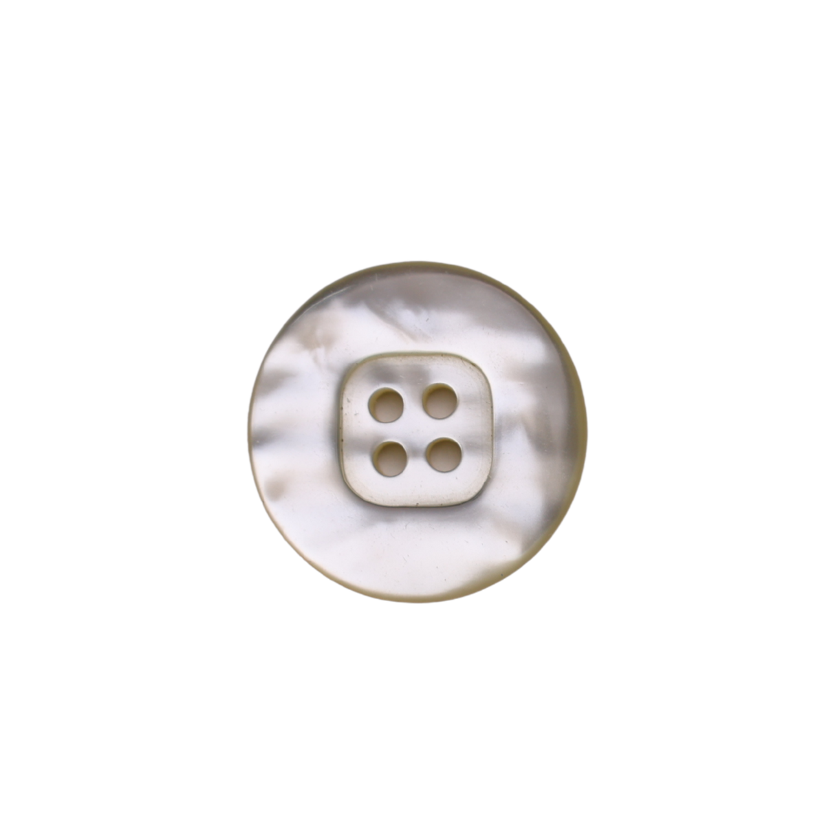 SEDAN Button: Ivory(#42), 4-Hole, 2 Sizes, by Dozen(12 pcs)/Gross(144 pcs)