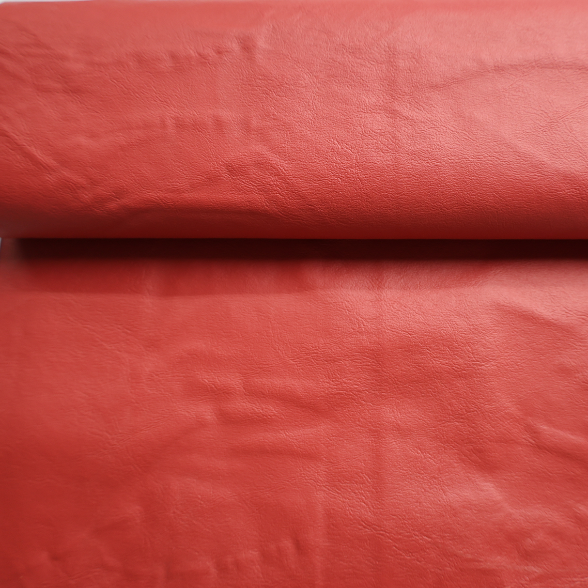 Lightweight Red Faux Leather Upholstery Fabric (2Colors)